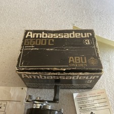 Fishing Reel, Ambassadeur 6600C, Working, Retro, Vintage, Sweden, Original