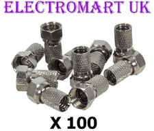 100 X F CONNECTOR RG6 CT100