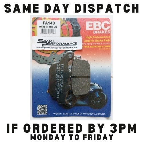 Ebc rear brake pads triumph - ebc,