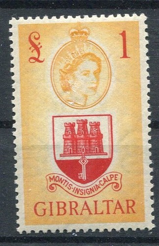 Gibraltar sg158 qeii 1953 - gibraltar,