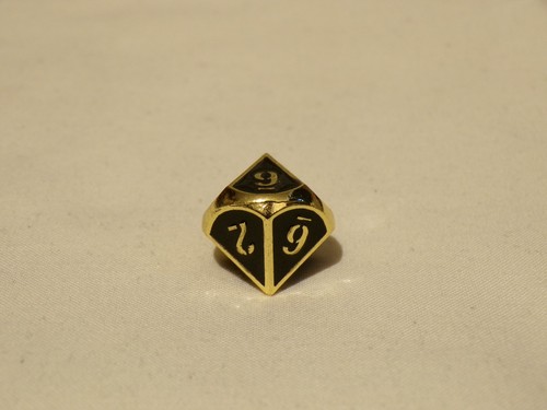 Gold plated black 10 - plated,