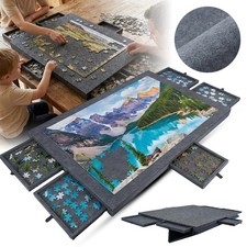 Puzzle Board Jigsaw Mat with 6