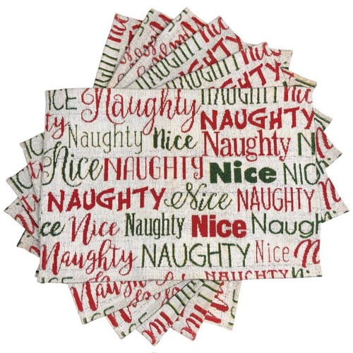 Christmas placemats set 6 - of,