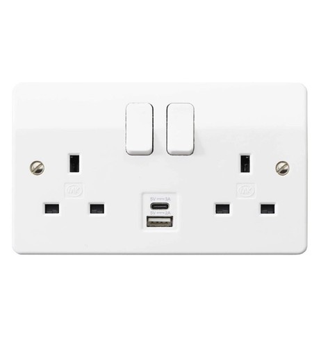 K2745whi twin double gang - double, 2