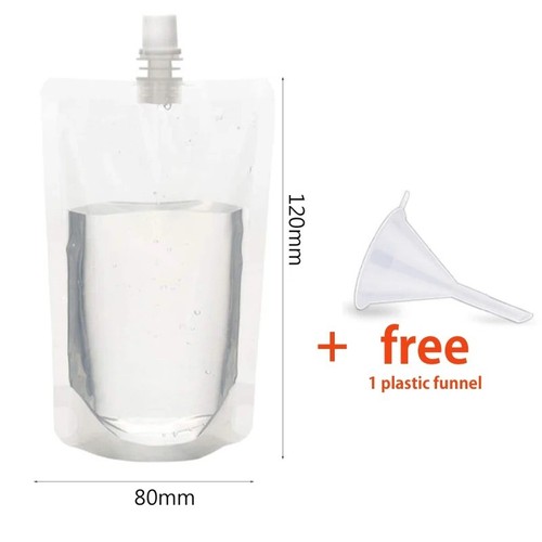 Clear plastic spouted liquid - plastic,