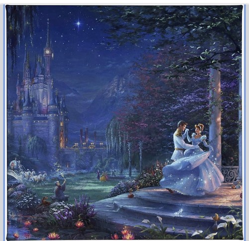 Thomas kinkade disney art - kinkade,