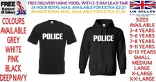 Adult Kids Unisex Police
