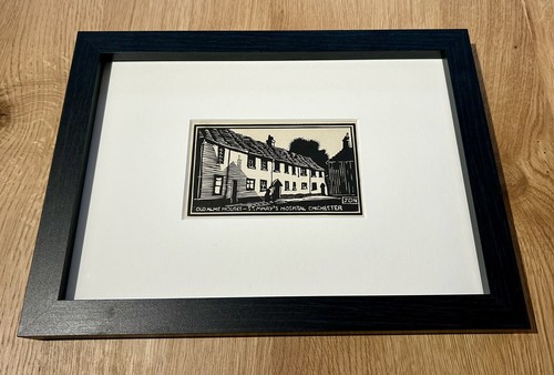 Old alms houses - old,