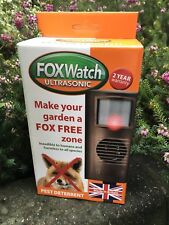 FOX WATCH DETERRENT REPELLER REPELLENT FOXWATCH SCARER ULTRA SONIC PEST