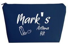 inhaler bag personalised inhaler spacer case,school asthma kit bag custom print
