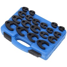 19x Crowfoot Wrench Set Metric