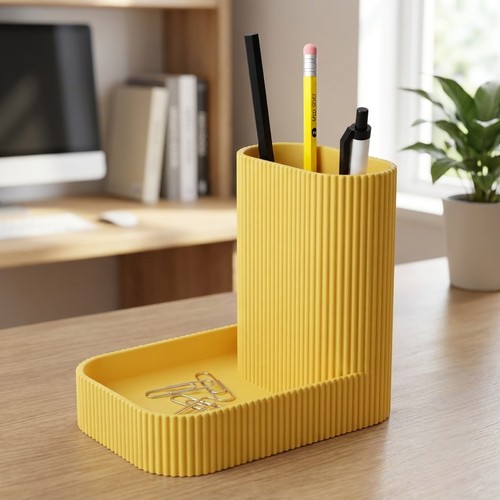 Desktop organiser with pen pot - desktop,