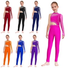 UK Kids Girls Body Unitard