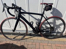 Planet X RT 58 black carbon frame and forks road bike