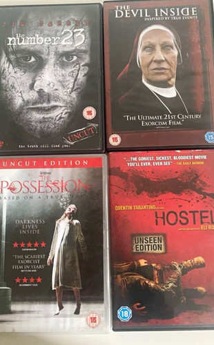 Horror dvd bundle - horror, x4