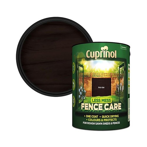 Less mess fence care rich - less, oak