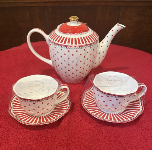 New grace teaware red - new,