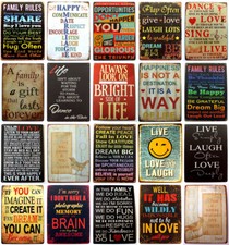 Metal Tin Retro Sign