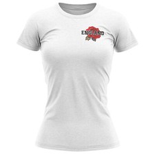England Rose Womens T Shirt shirt Country St George's Day Her Georges English...