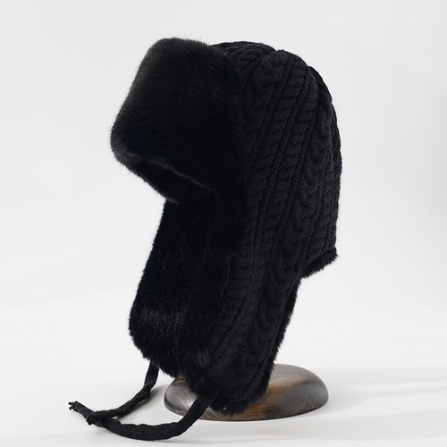 Women cable knit - cable, trapper