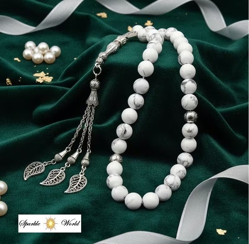 White marble effect - white,
