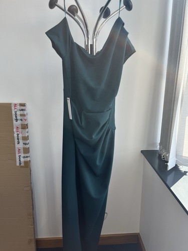 Dark green emerald - dark, dress