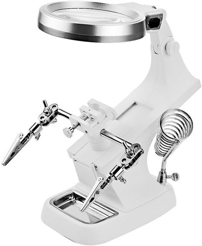 Soldering magnifier stand - soldering,