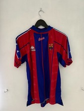Authentic Vintage Small 97/98 Barcelona Kappa Home Football Shirt