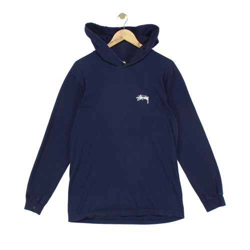 Stussy hoodie mens size - mens, blue