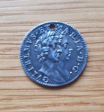 1689 William & Mary Four Pence