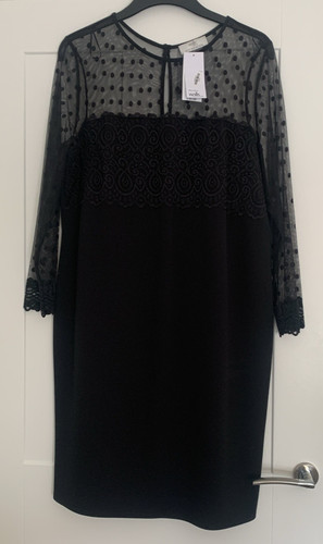 Wallis black midi dress - black, uk