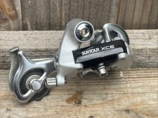 Vintage 1991 Suntour XCE Long Cage Rear Derailleur 7 Speed Accushift Mint!