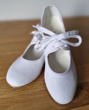 Girls Tap Shoes  Elite White