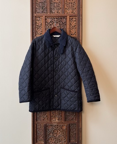 Mackintosh navy quilted - navy,