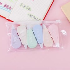 6Pcs Glue Roller, Double Sided