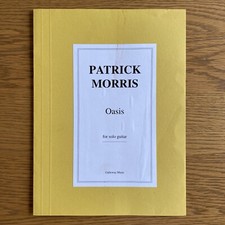 Patrick Morris Oasis for solo guitar sheet music publ. Galloway Music 1998