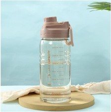 1.5 Litre Sports Water Bottle Gym Travel Drinking Leakproof Bottle Bpa Free UK
