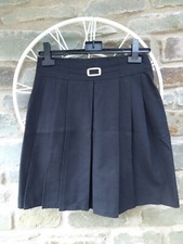 Girl Black School Skirt, Age 12-13 yrs, Pleated, M&S