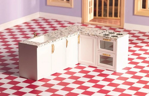 Dolls house kitchen set - kitchen,