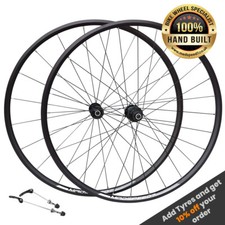 Lightweight QR 700c (622x16) Road Bike Front Rear Wheel Set 8/9/10/11 Speed