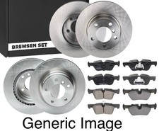 FOR FORD S-MAX 2.0 TDCi TITANIUM ZETEC 2006-2014 FRONT REAR BRAKE DISCS & PADS