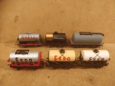 6 Hornby OO Gauge Tanker Wagons