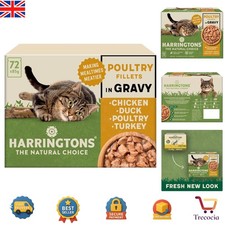 Poultry in Gravy Grain-Free Wet Cat Food - Ideal for Sensitive Stomachs, 72x85g