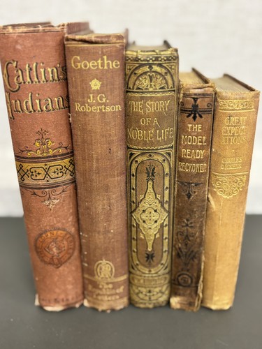 Antique victorian book bundle - antique,