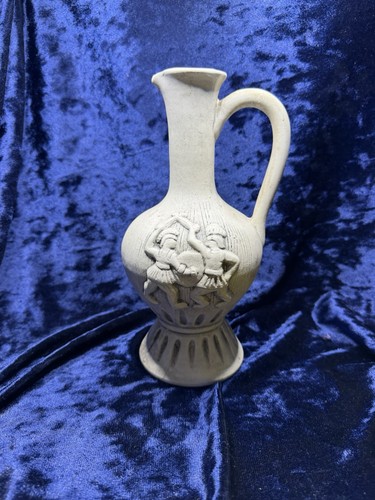 Vintage studio pottery ewer - vintage,