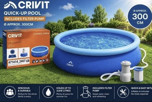 Crivit 10ft quick up - crivit, quick-up