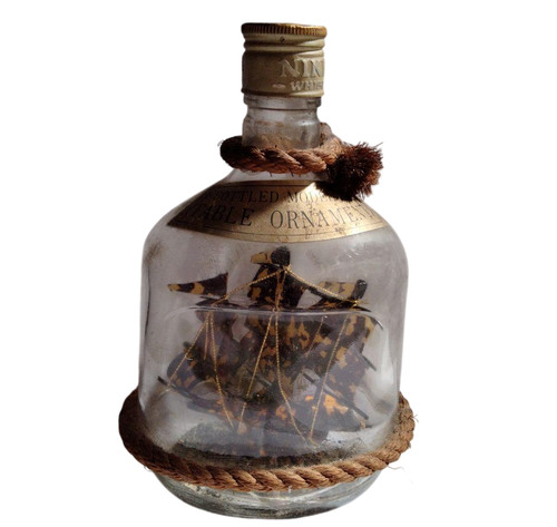 Nikka whisky ship bottle - whisky, in