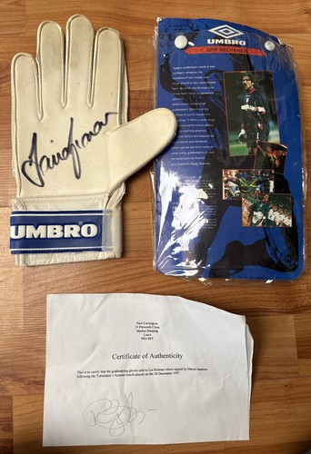 1997 david seaman signed - david,