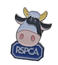 RSPCA Cow Badge Animal Welfare