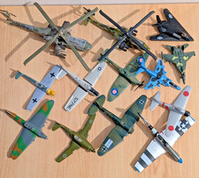 Vintage Diecast & Plastic Military Aircraft Planes Jet Job Lot x13 Spares/Repair